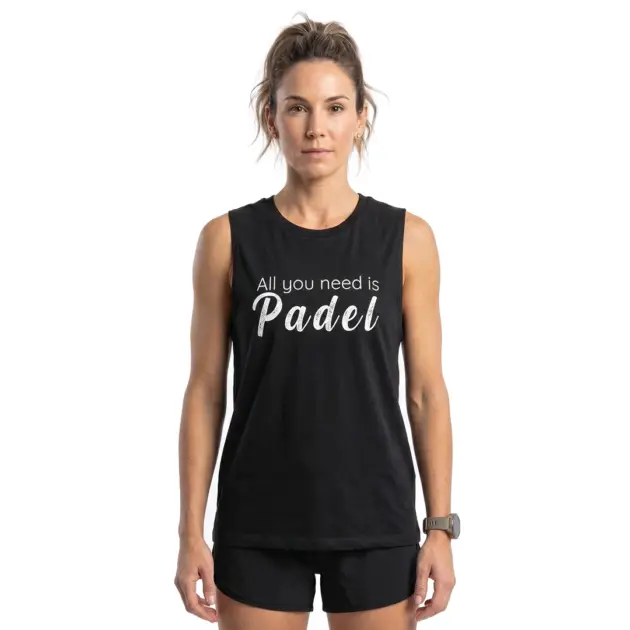 All You Need Is Padel Crop Tank