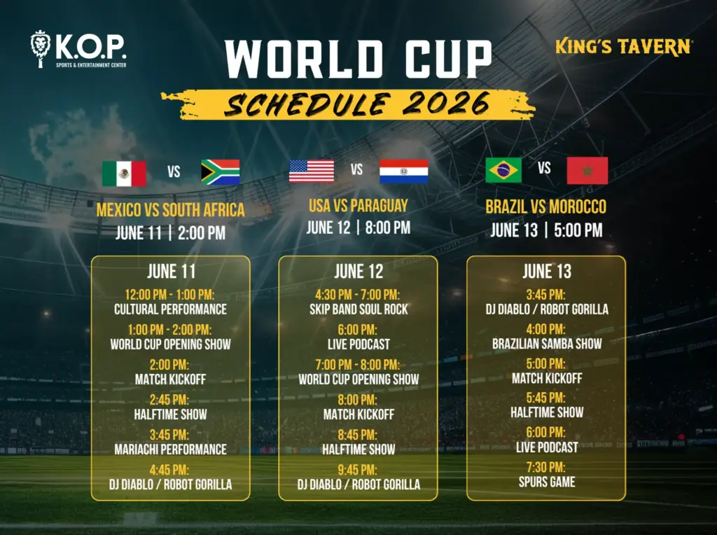 World Cup Schedule 2026